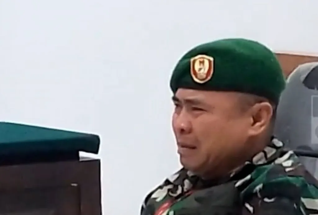 Bawa Sabu 75 kg, Sertu Yalpin Menangis saat Dituntut Mati