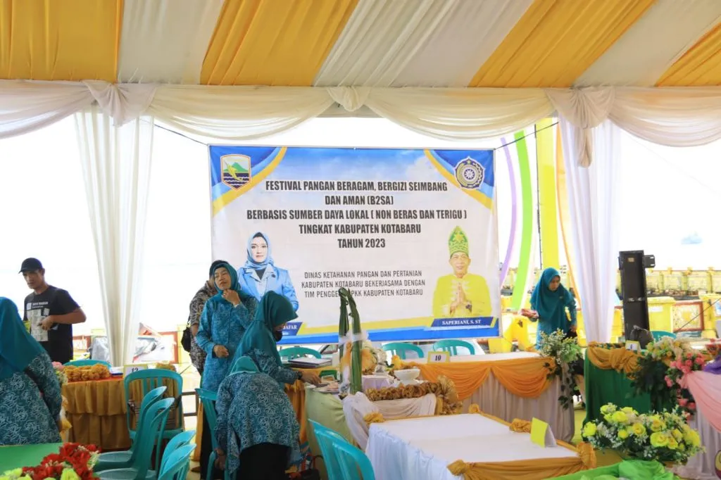 Tim Penggerak PKK Kotabaru bersama Dinas Ketahanan Pangan Gelar Festival Pangan B2SA