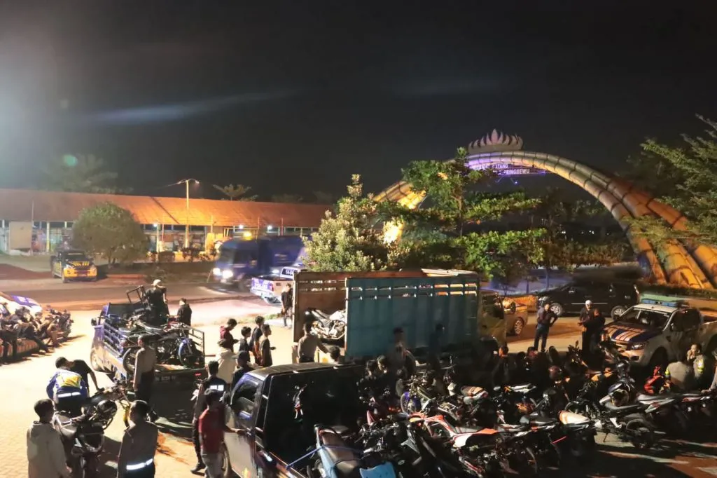 Hendak Balap Liar, Puluhan Pemuda Berikut Sepeda Motor Diamankan Polisi