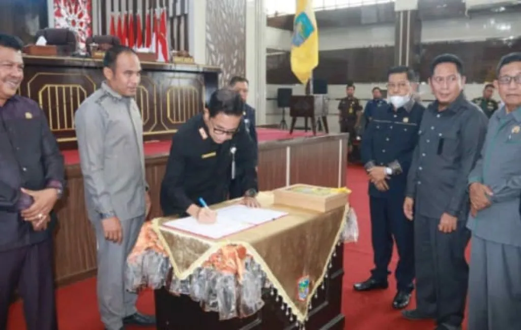 DPRD Kotabaru Paripurnakan Raperda Pertanggungjawaban Pelaksanaan APBD Tahun 2022