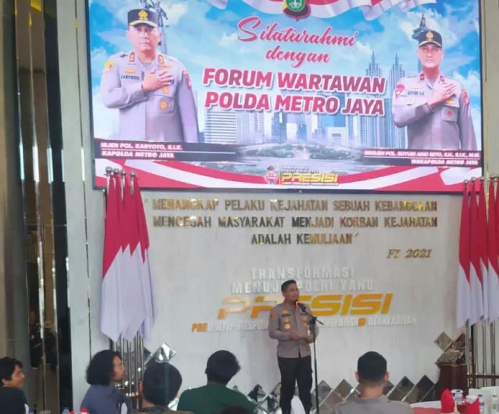 Kapolda Metro Jaya, Irjen Pol. Karyoto bersilatuhrahmi dengan rekan-rekan Jurnalis/dok.Humas Polda