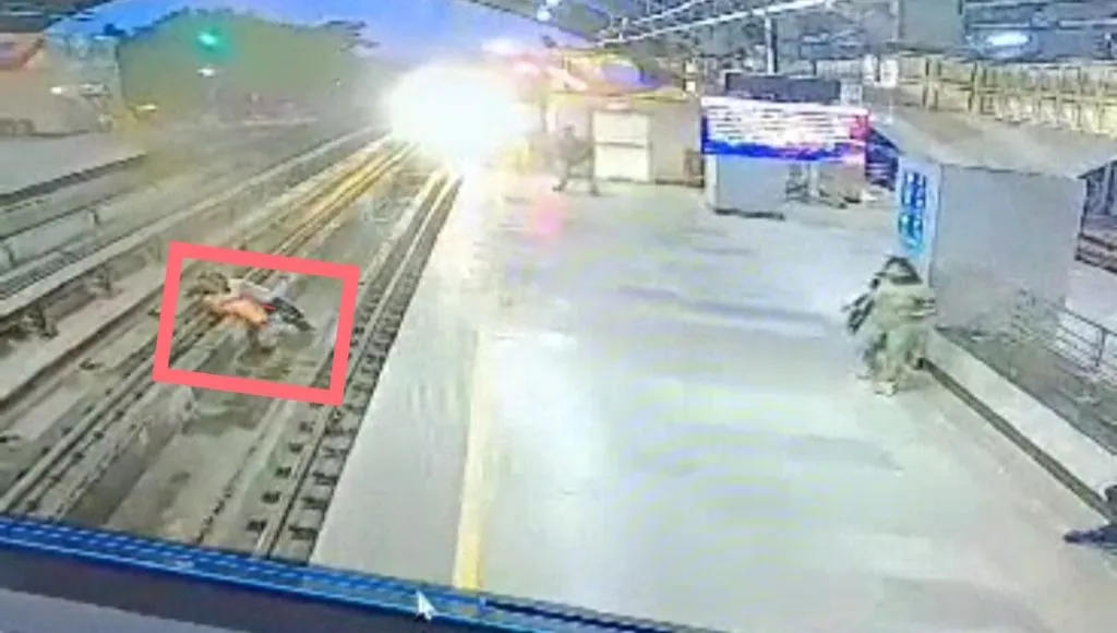 Pasutri Sengaja Melindaskan Diri ke Kereta Api