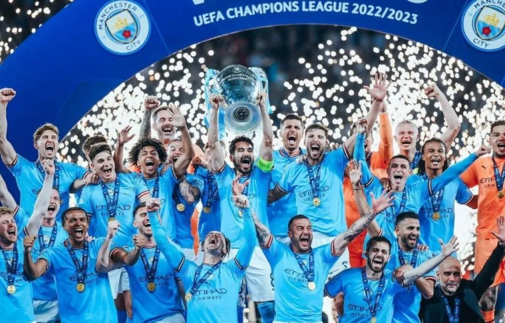 Juara Liga Champions, Manchester City Raih Trebel Winners