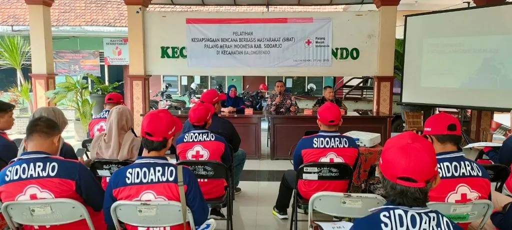 PMI Sidoarjo Beri Pelatihan Siaga Bencana Berbasis Masyarakat (SIBAT)