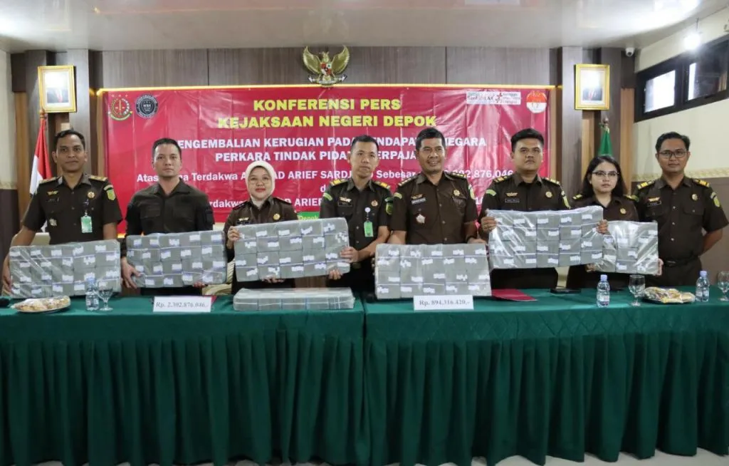 Terima Pengembalian Uang Rp 3,1 M Kajari Depok: Proses Hukum Penggelapan Pajak Lanjut