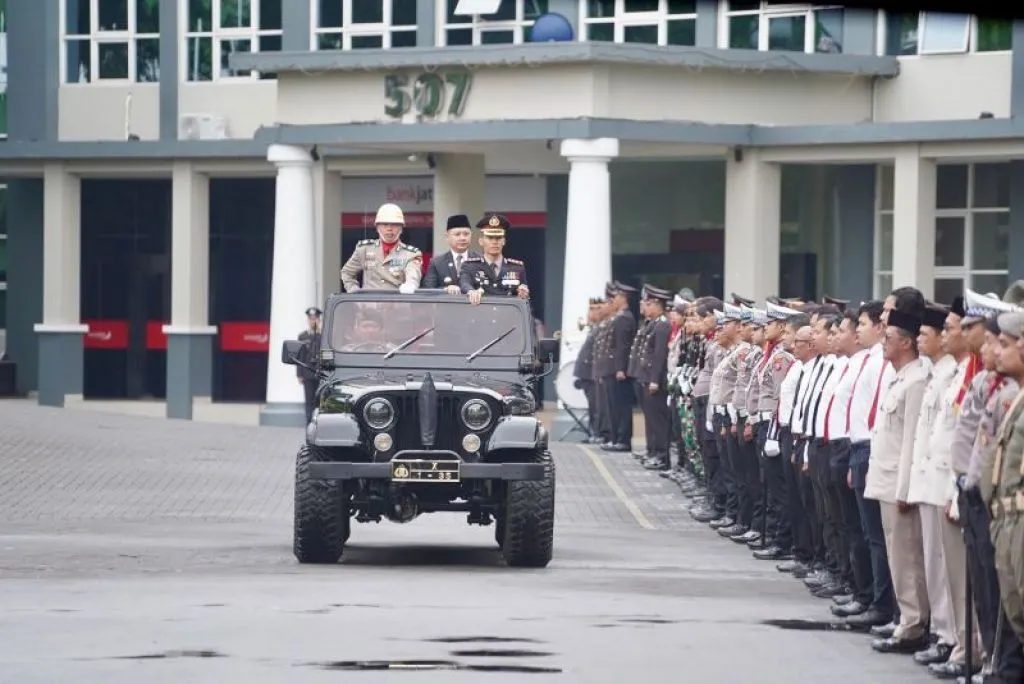 Kapolres Batu Pimpin Peringatan HUT Bhayangkara ke-77, Tekankan Netralitas Polri