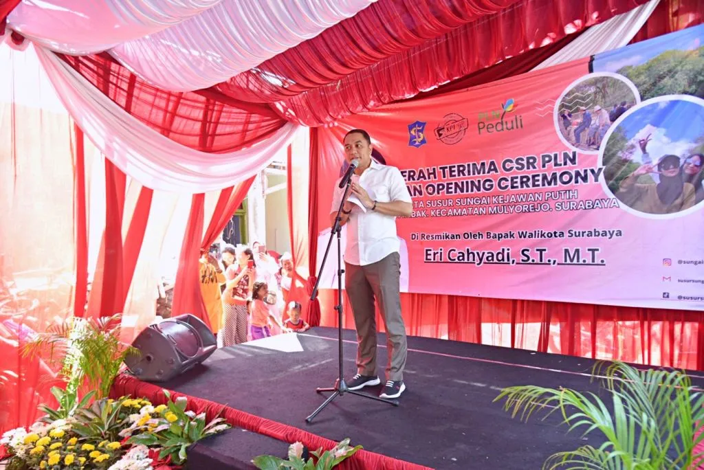 Wisata Susur Sungai Kejawan Putih Tambak, Wali Kota Eri: Harus Terjaga Kebersihanya