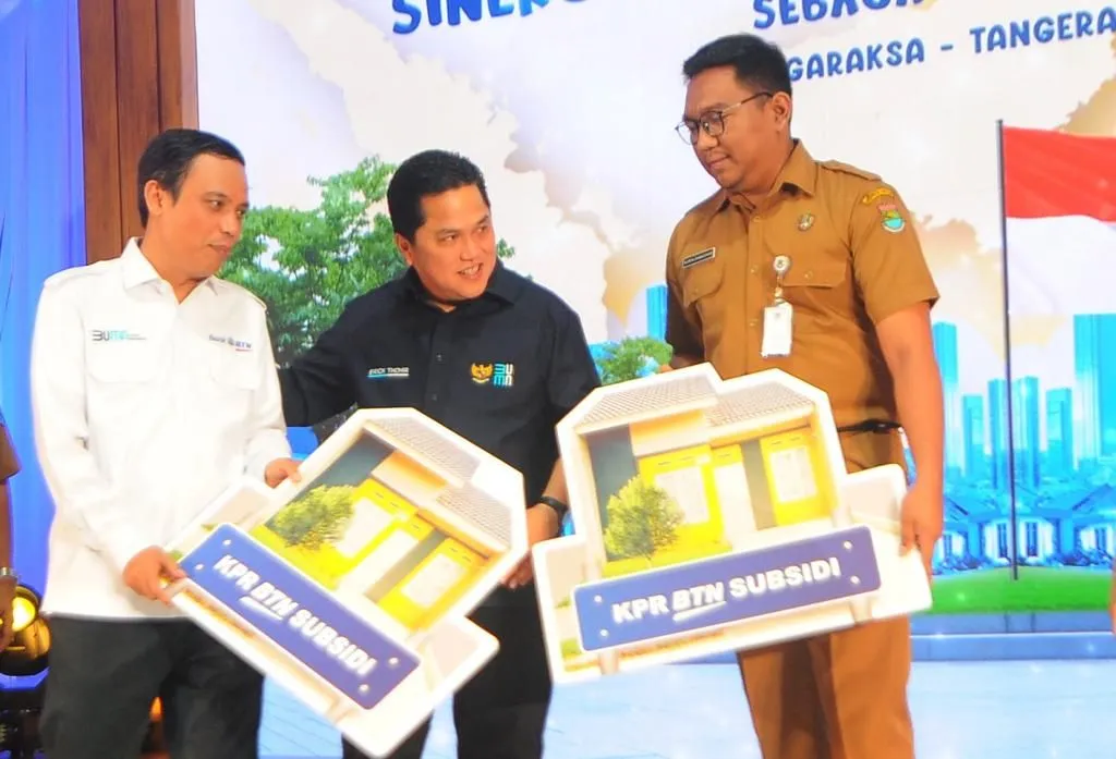 PT Bank Tabungan Negara (Persero) Tbk (BTN) menggelar akad KPR Massal serentak di seluruh Indonesia sekitar 10.000 unit rumah pada Selasa, 8 Agustus 2023.
