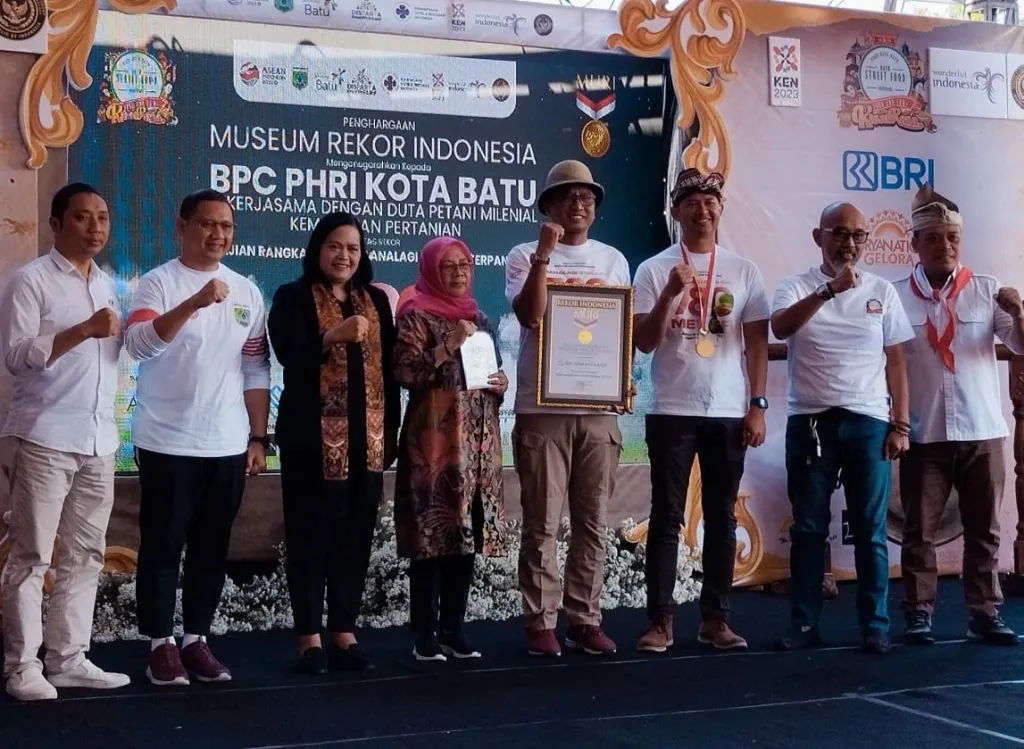 BPC PHRI Kota Batu Pecahkan Rekor MURI