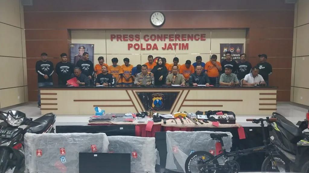 Komplotan Curanmor dan Pembobolan Rumah Kosong Dibekuk Jatanras Polda Jatim