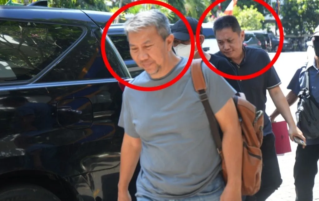 DPO Budi Santoso dan Ir. Klemens Sukarno Candra saat ditangkap tim tabur kejaksaan Selasa, (31/7/2023)