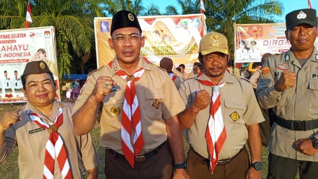 Camat Kelumpang Selatan Buka Acara Perkemahan HUT Pramuka ke-62