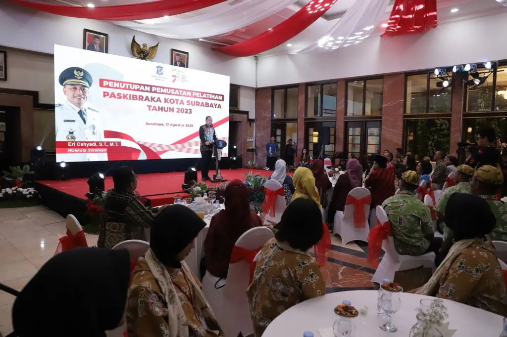 Tutup Diklat Paskibraka Surabaya 2023, Wali Kota Eri Gelorakan Semangat Kebangsaan