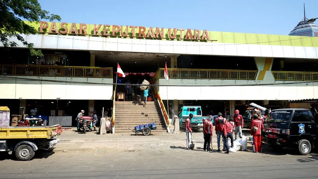 Pasar Keputran Surabaya Dirapikan, Pedagang: Senang, Jadi Lebih Bersih