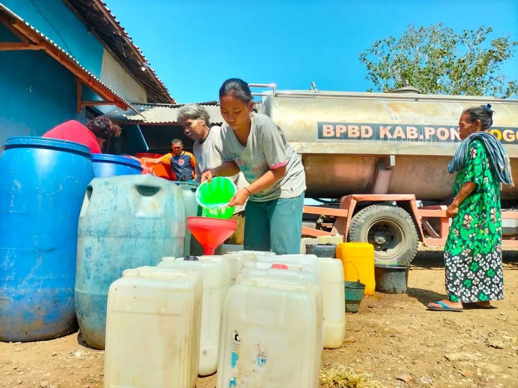 Kekeringan Makin Parah, 40 Dusun di Ponorogo Kesulitan Air Bersih