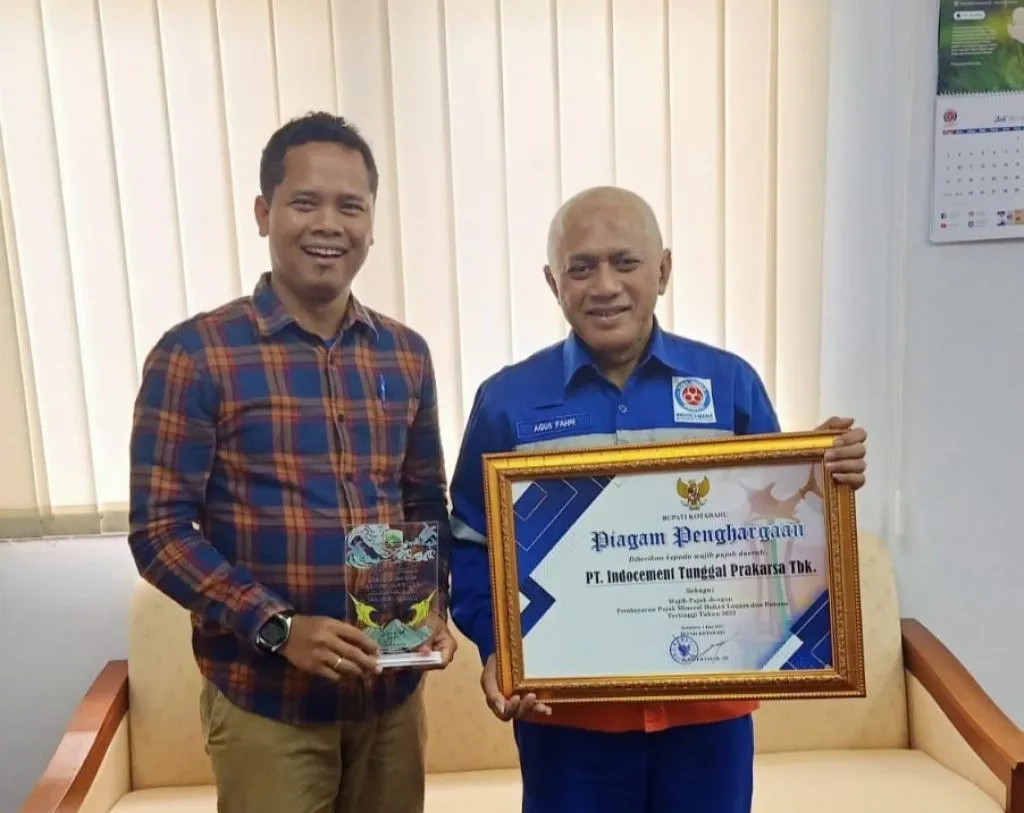 PT. Indocement Raih Penghargaan, sebagai Perusahaan Pembayar Pajak Tertinggi