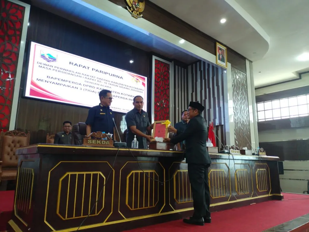DPRD Kotabaru Paripurnakan 3 Raperda Inisiatif