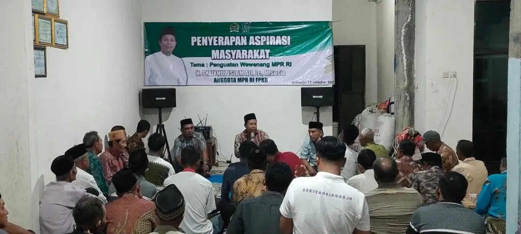 Gus Syaikul Islam Ali Ngobrol Bareng Petani di Balongnbendo Sidoarjo