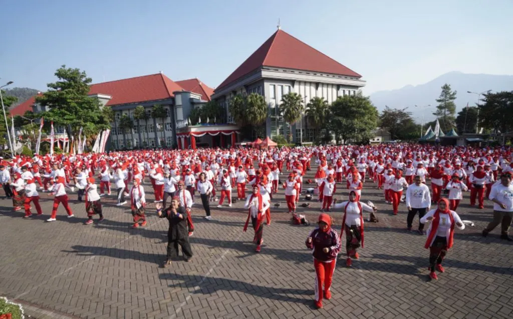 Pemkot Batu Bersinergi YJI Malang Raya Gelar Senam Massal