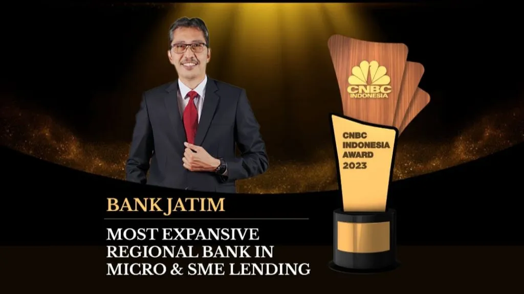 Bank Jatim Sabet Penghargaan Road To CNBC Indonesia Best Regional Banks