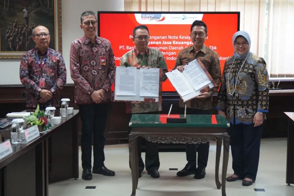 Dorong Peningkatan Transaksi Ekspor, Bank Jatim dan LPEI MoU