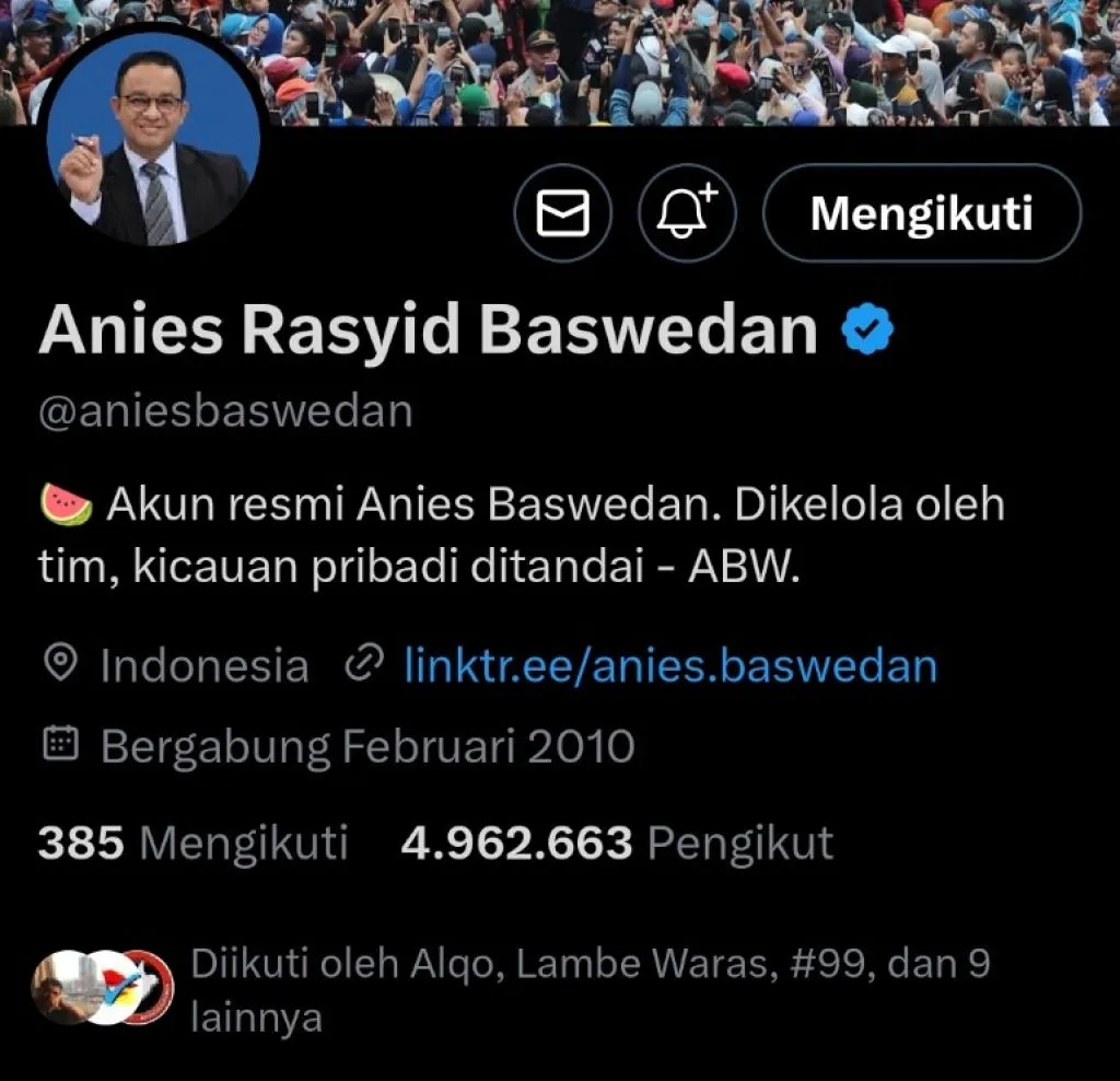 Dukung Palestina, Anies Pasang Emoticon Buah Semangka