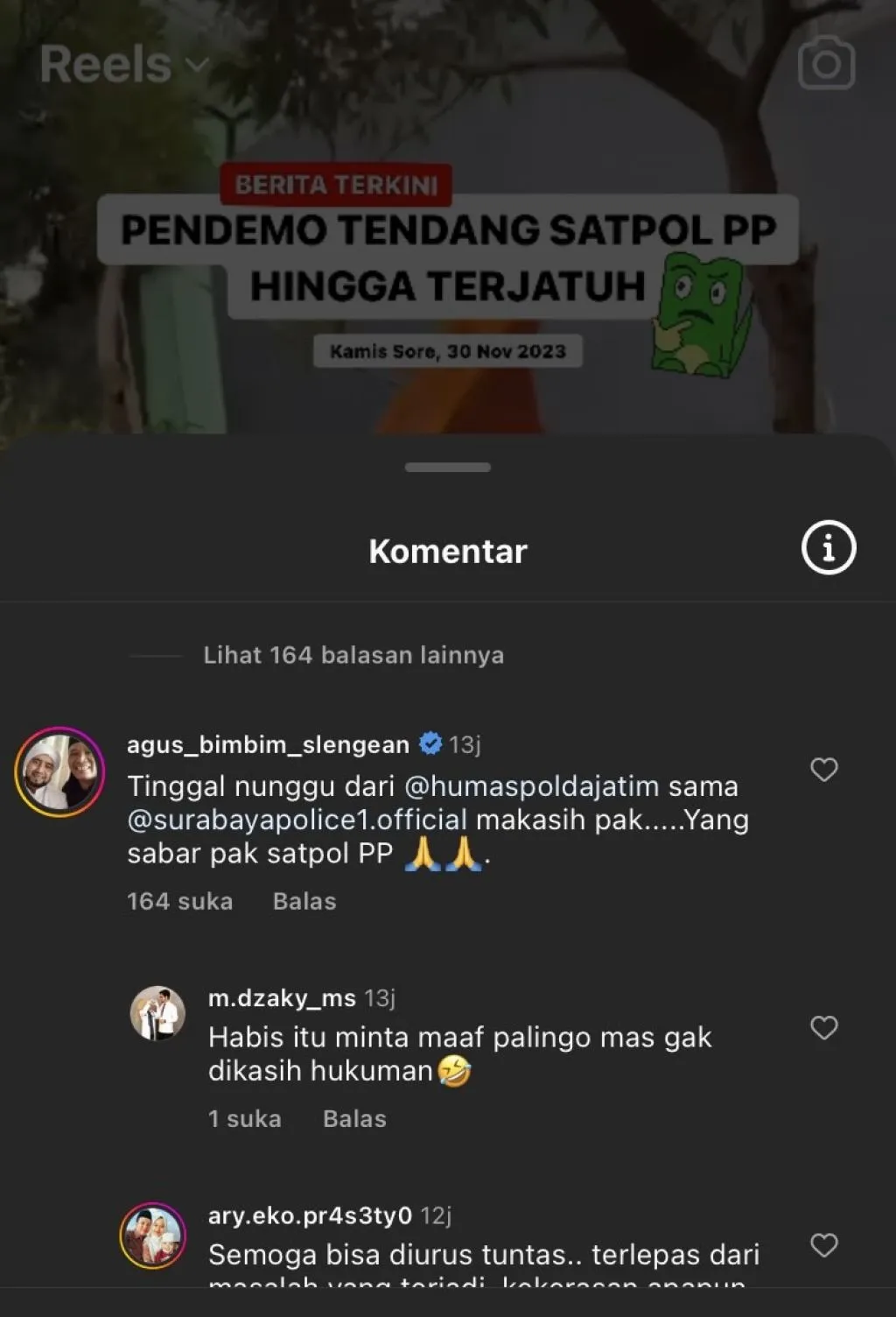 Penganiayaan Oknum Buruh Terhadap Dua Anggota Satpol PP Surabaya Bikin Warganet Geram
