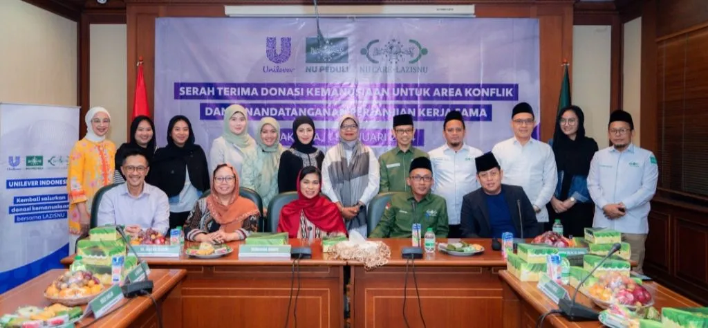 NU Terima Bantuan Kemanusiaan Rp1,5 Miliar dari Unilever Indonesia