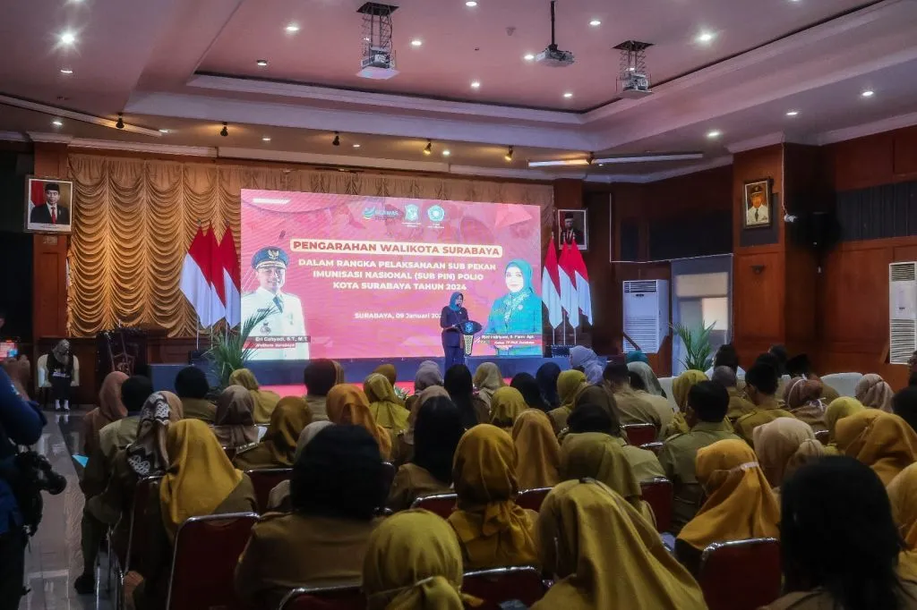 Cegah Polio di Surabaya, Wali Kota Eri Targetkan Imunisasi Tuntas Sehari