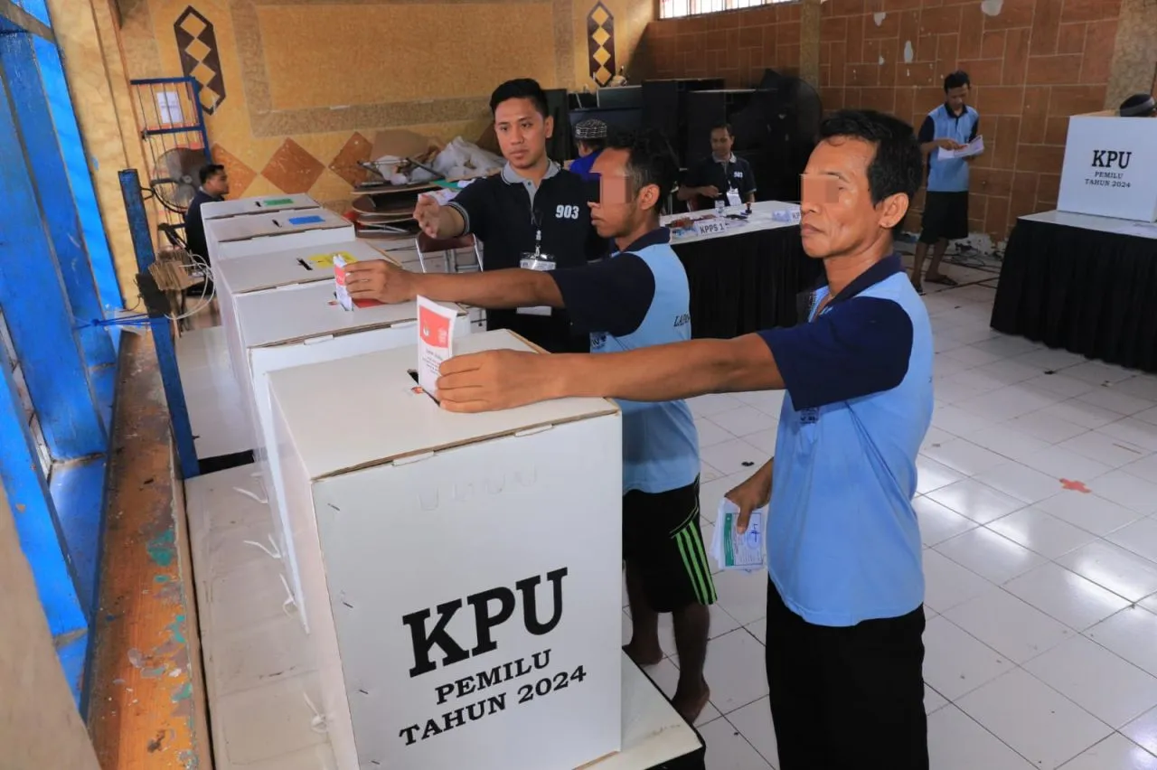 Ribuan Warga Binaan Pemasyarakatan Jatim Salurkan Hak Suaranya pada Pemilu 2024