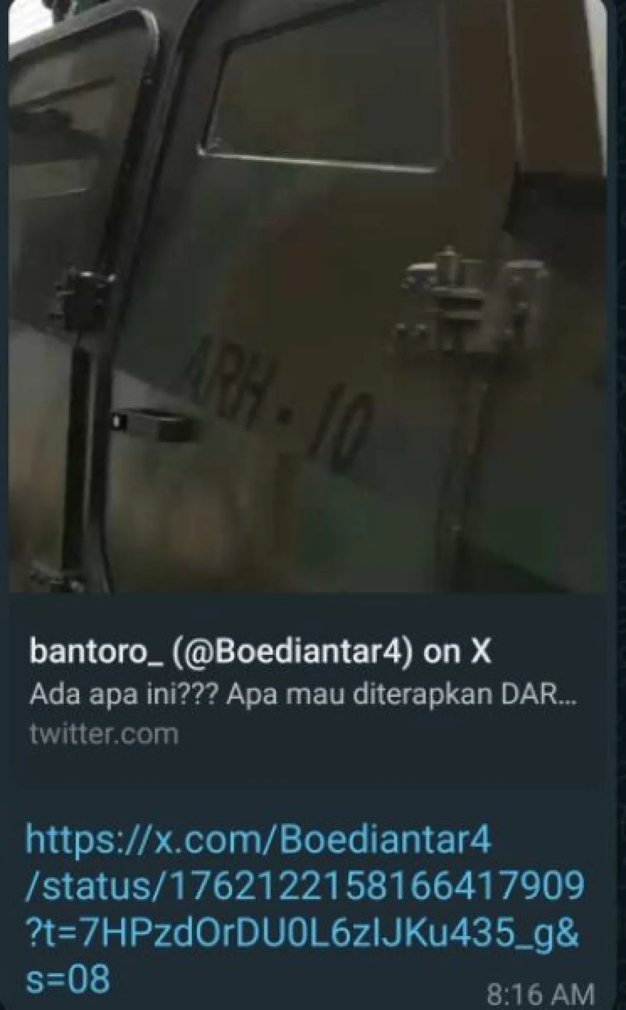 Ini Dia Klarifikasi Video Iring-Iringan Ranpur TNI di Jalan Raya, Kadispenad: Informasi Sesat