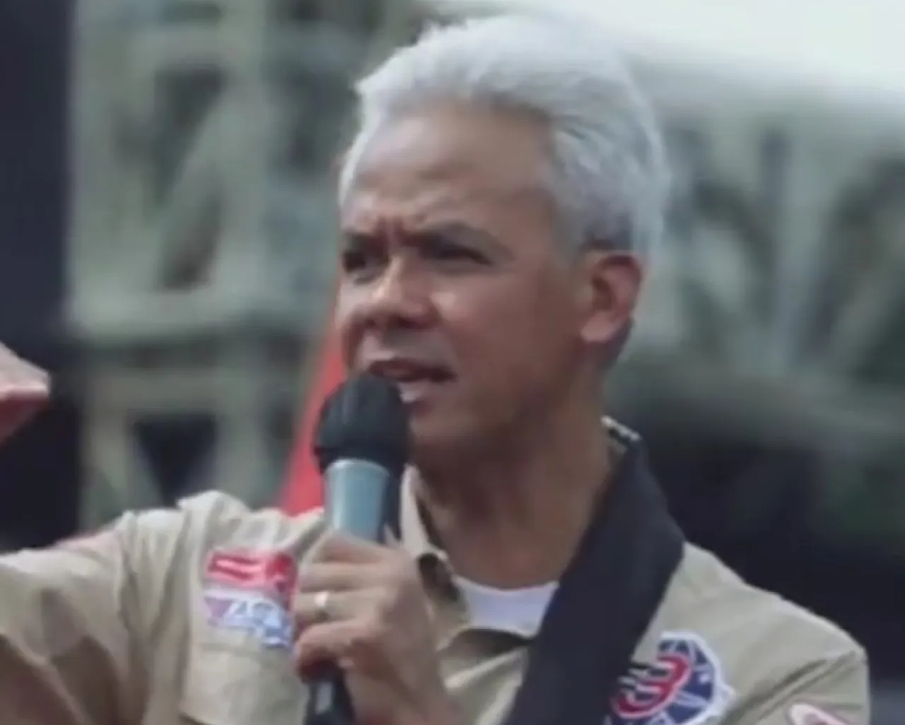 Ganjar Pranowo saat kampanye beberapa waktu lalu. Foto: Cinta