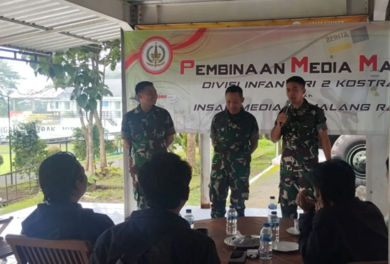 Press Gathering Pererat Divisi Infanteri 2 Kostrad dengan Insan Media Massa Malang Raya