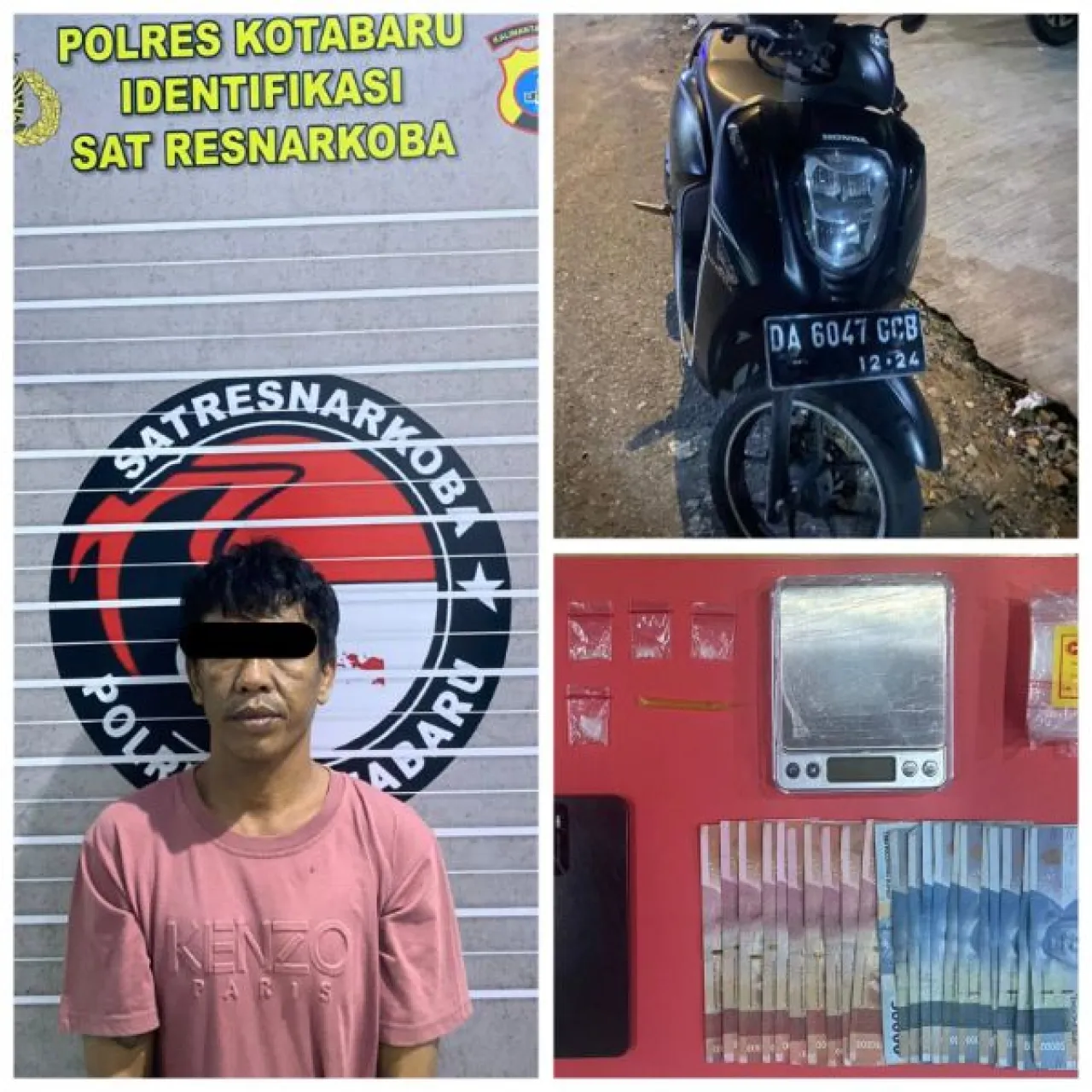 Satres Narkoba Kotabaru Kembali Ungkap Kasus Peredaran Narkoba di Kotabaru