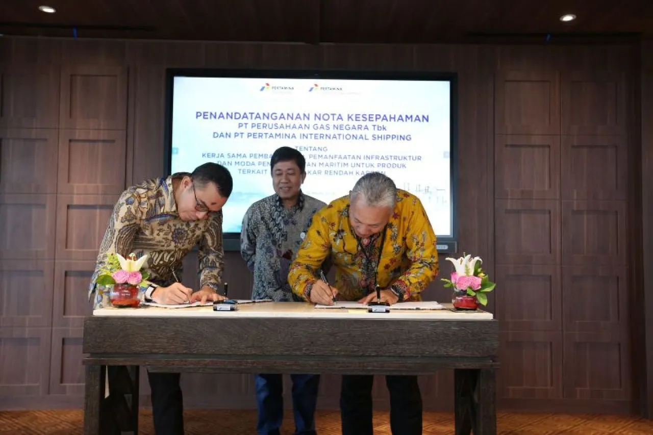 PGN dan PIS Kerjasama Infrastruktur, Moda Maritim, & Pemanfaatan Energi Berbahan Bakar Rendah Karbon
