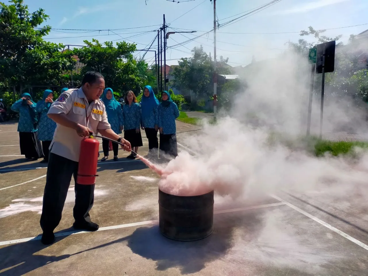 Jadi Pilot Project Nasional, Warga Wonorejo Surabaya Lebih Tanggap Terhadap Bencana Kebakaran