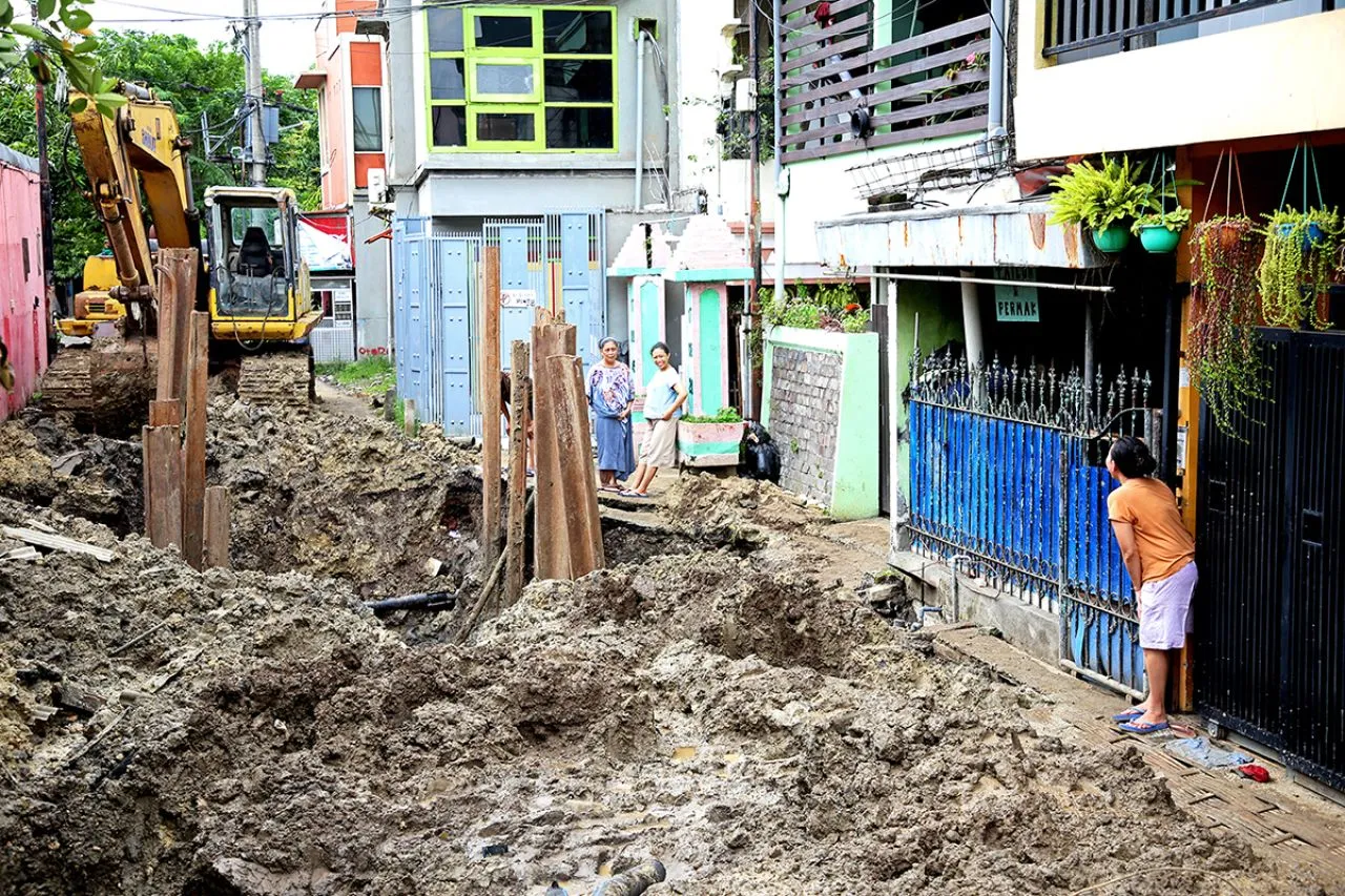 Atasi Banjir, Saluran Dukuh Kupang Barat Diperlebar Empat hingga Enam Kali Lipat