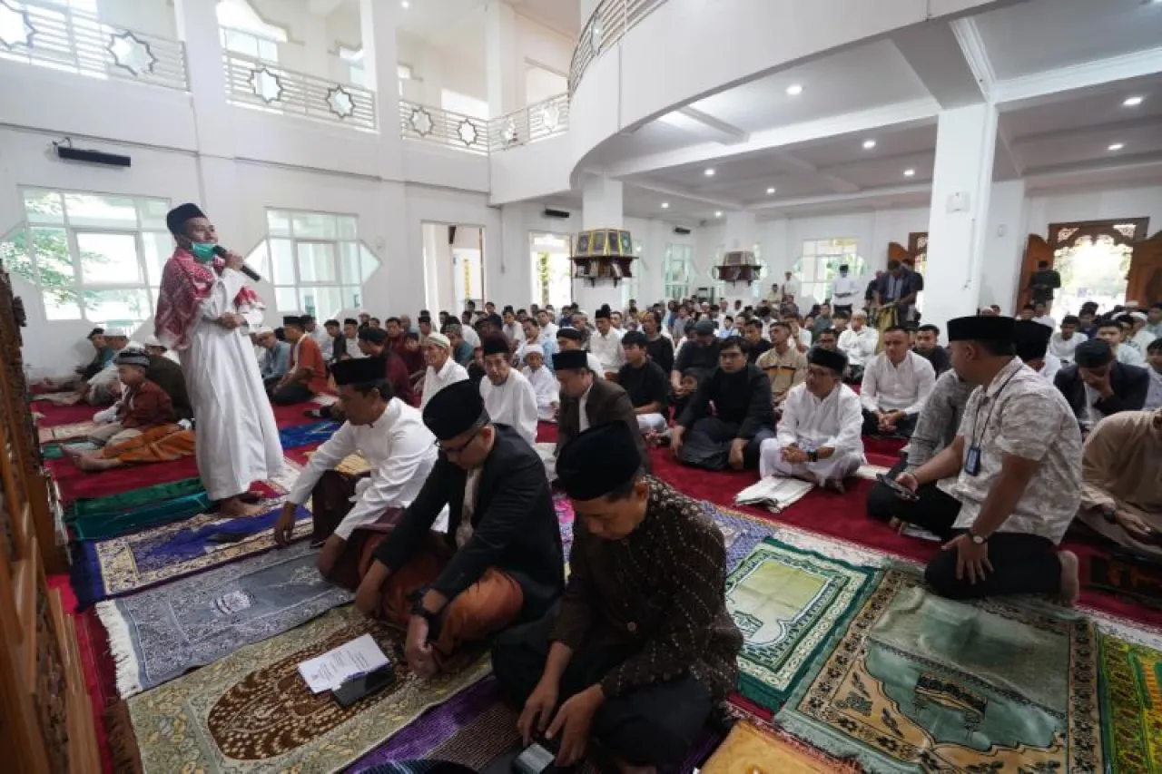 Pemerintah Kota Batu Gelar Sholat Idhul Fitri Bersama Masyarakat di Masjid Brigjen Sorgiyono