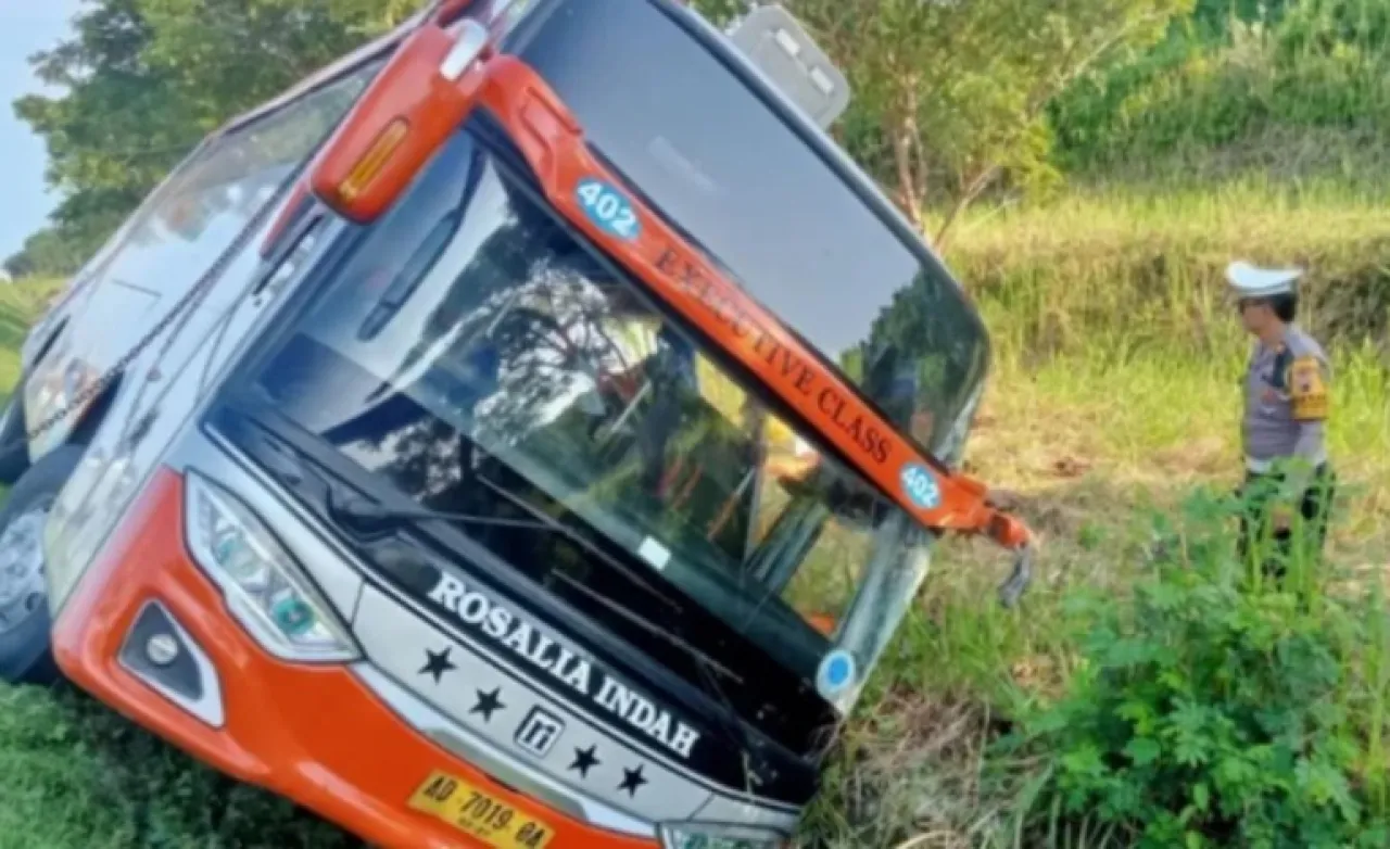 Kecelakaan Tunggal Bus Rosalia Indah yang Tewaskan 7 Orang, Diduga karena Sopir Mengantuk