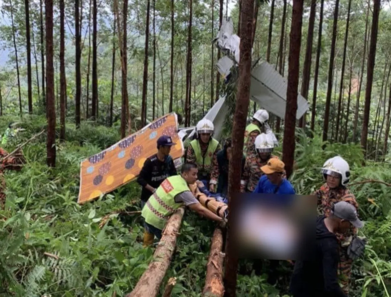 Pesawat Cesna Jatuh, Instruktur dan Peserta Selamat