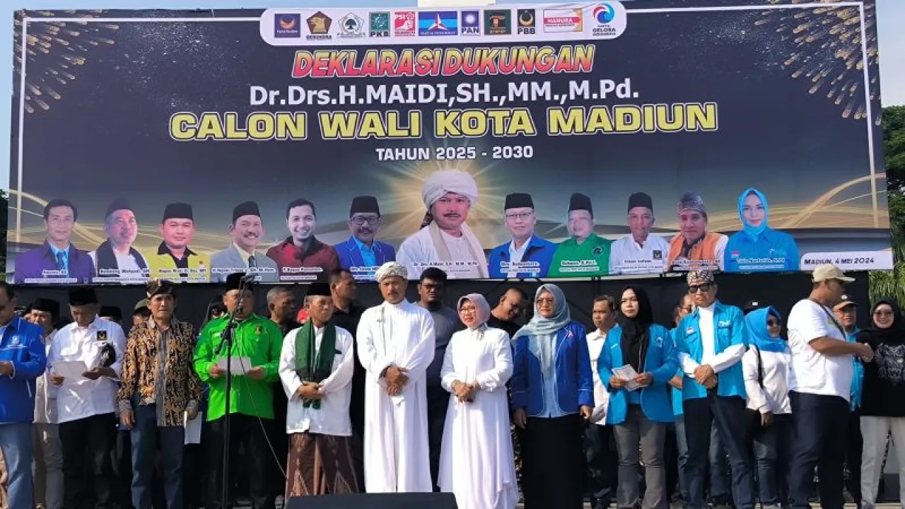 11 Parpol Deklarasi Dukung Maidi Maju Wali Kota lagi