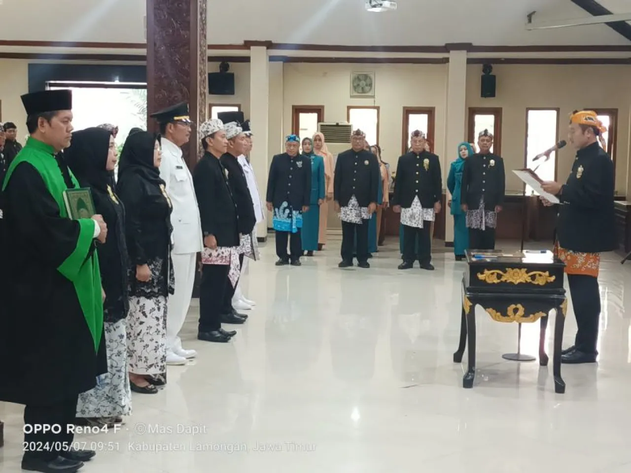 Sebanyak 50 Pejabat di Lamongan Dilantik Ulang