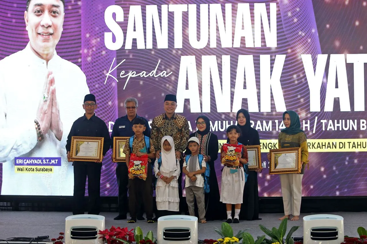 Sambut 10 Muharram, GOW Surabaya Beri Santunan 2300 Anak Yatim