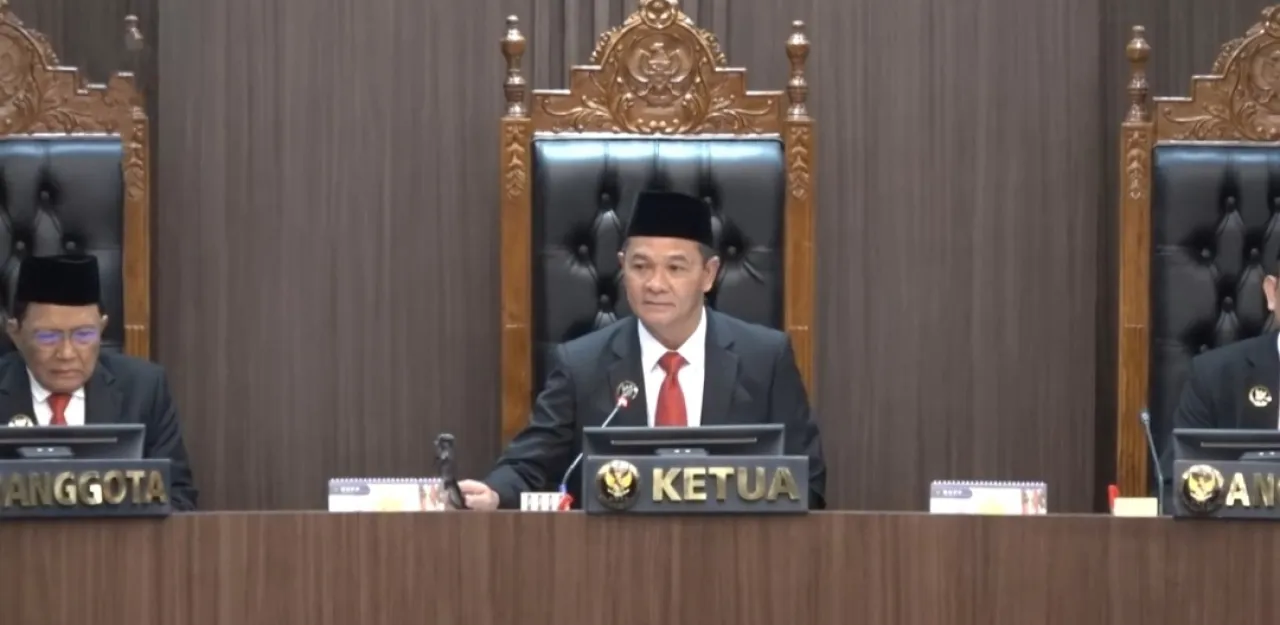 Suasana sidang DKPP, Jakarta Pusat, Rabu (3/7/2024).