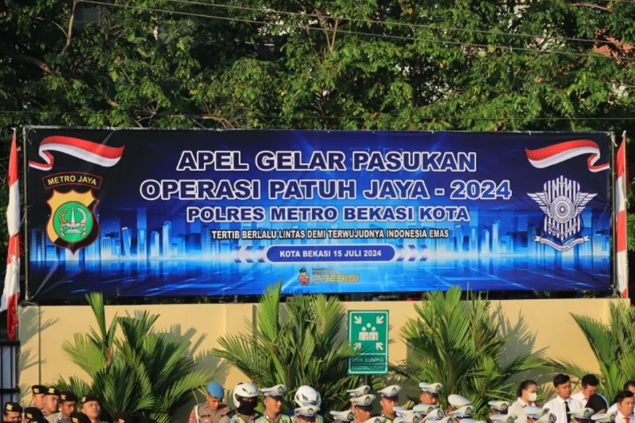 Tingkatkan Keselamatan Berlalu Lintas, Polresto Bekasi Kota Gelar Operasi Patuh Jaya 2024
