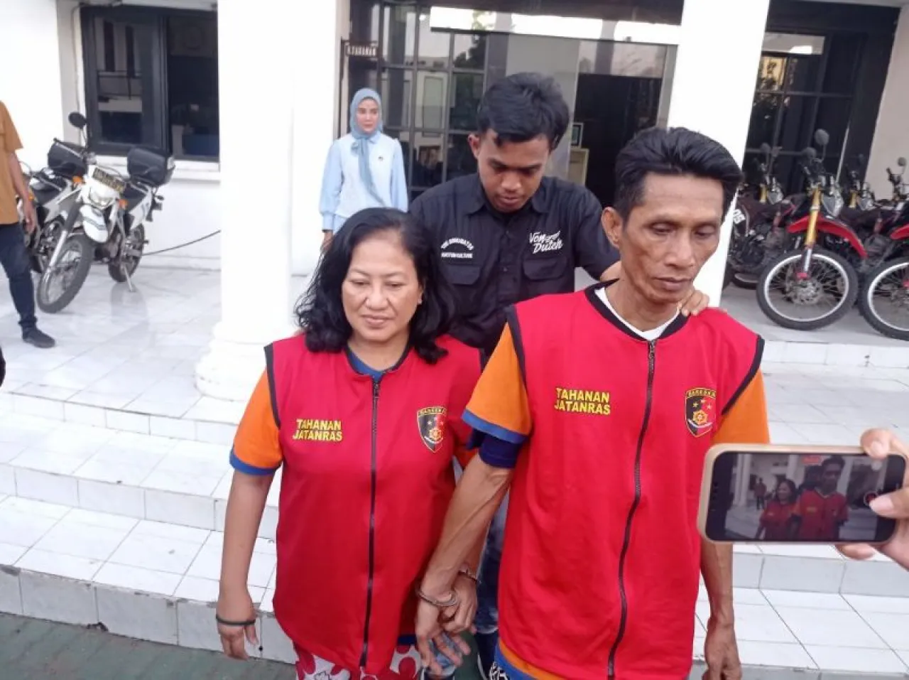 Suami Istri Kompak Curi Motor, Berakhir Bui