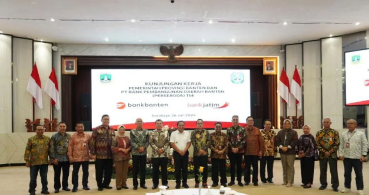 Sinergitas Bisnis Bank Jatim - Bank Banten Didukung Dua Pemprov