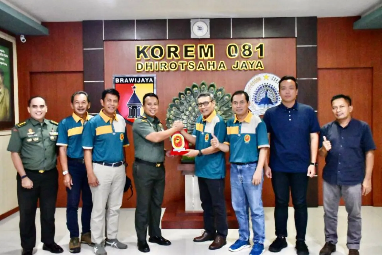Sowan ke Korem 081/DSJ, PGI Kota Madiun Dapat Dukungan Danrem