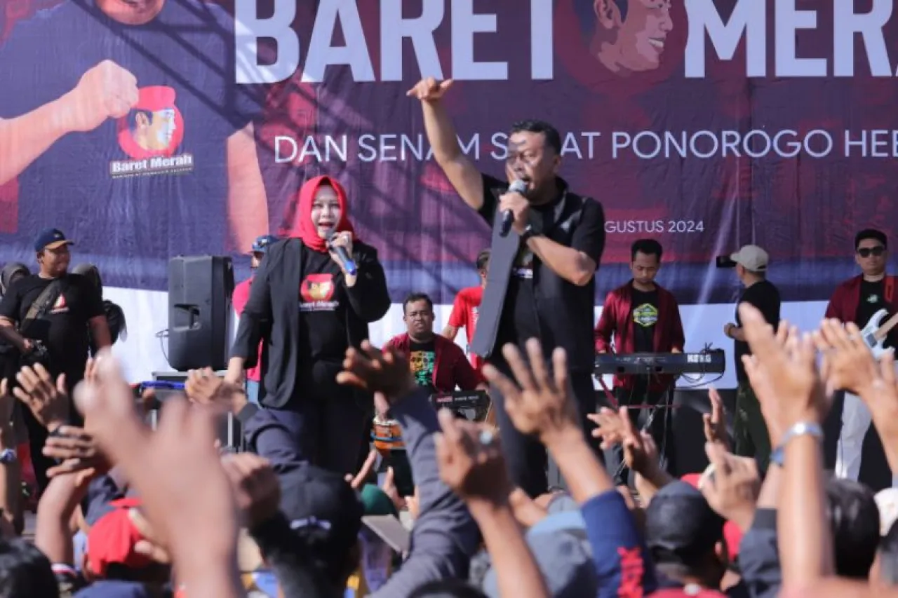 Apel Besar Baret Merah, Bupati Giri: Wadah Libatkan RT Bangun Ponorogo