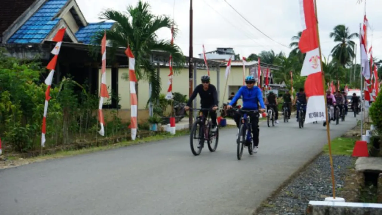 Wakil Bupati Kotabaru, Andi Rudi Latif Gelar Gowes dan Bakti Sosial